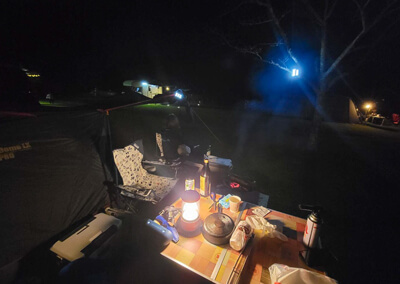 27_　キャンプ場の夜