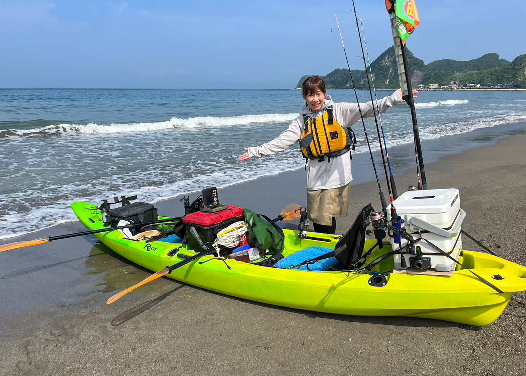 カヤック大好き 夏が旬！美味しいシロギスを カヤックフィッシングで釣ってお料理