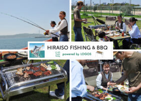 淡路島をのぞむ絶景フィッシングスポットにLOGOS認定BBQゾーン誕生！【HIRAISO FISHING & BBQ powered by LOGOS】オープン！