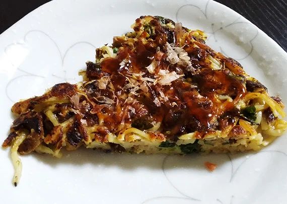 そうめんお好み焼き