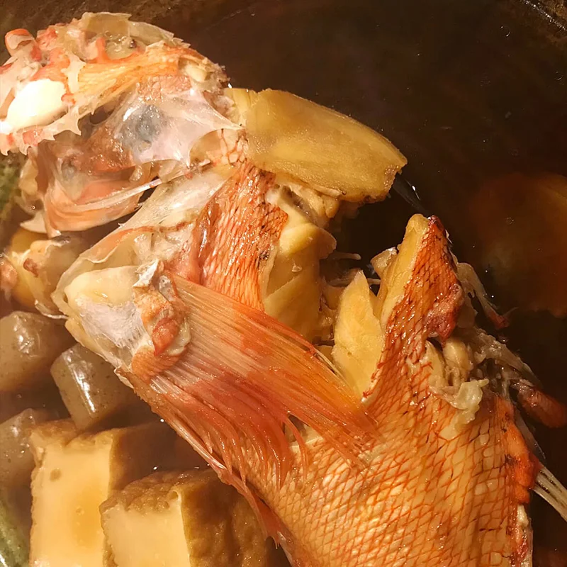 ガシラの煮付け