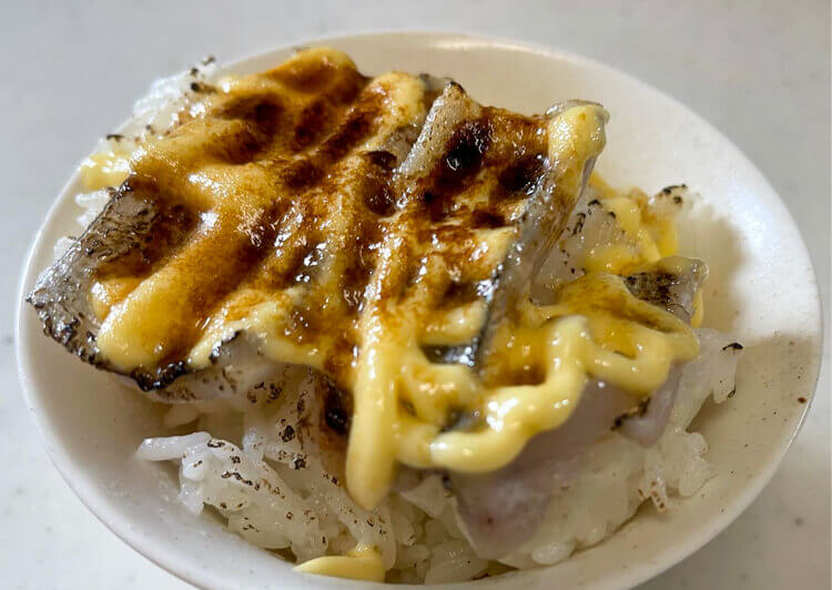 タチウオのマヨネーズ炙り丼