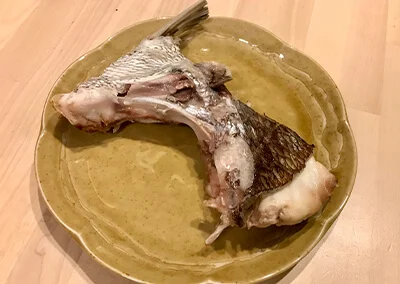 マダイのカマ焼き