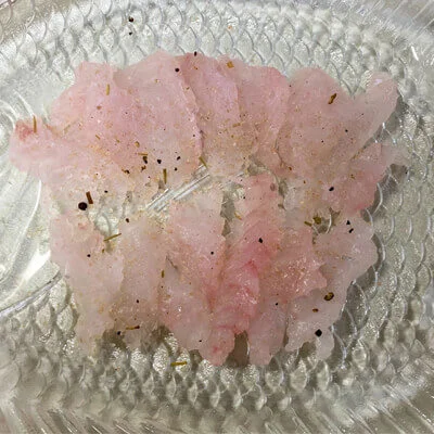 アマダイの熟成スライス