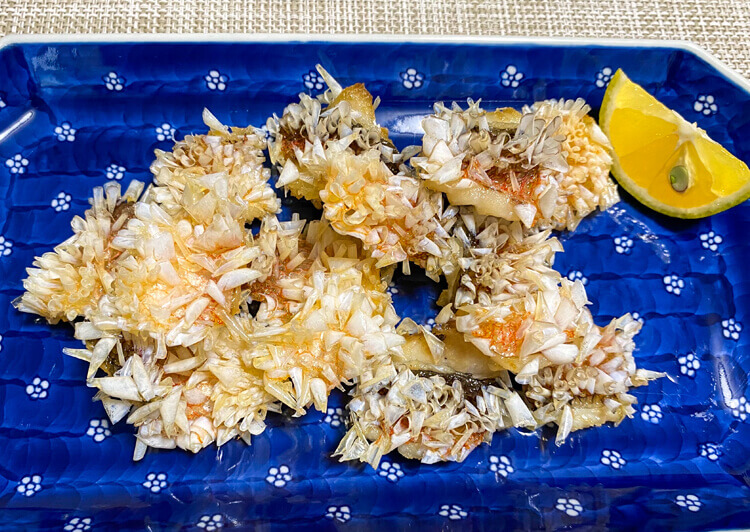 アマダイの松笠揚げ