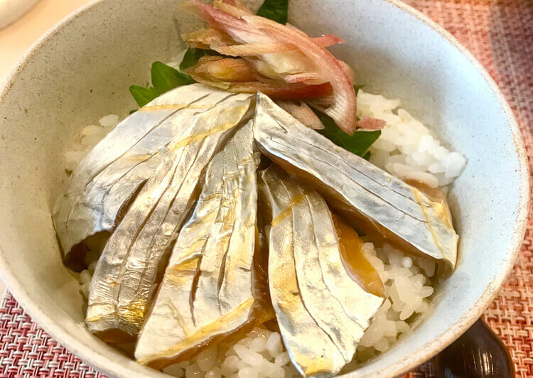 タチウオの漬け丼