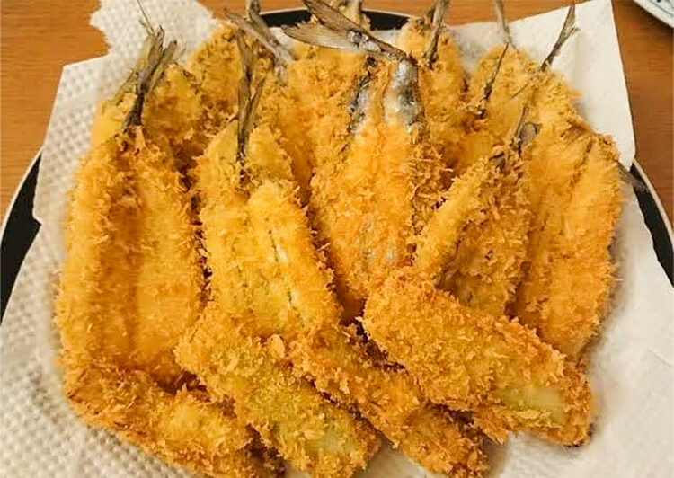 サヨリのフライ