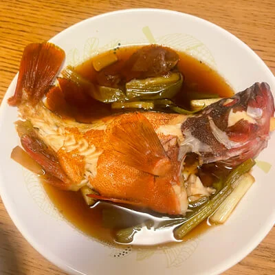 アカハタの煮付け