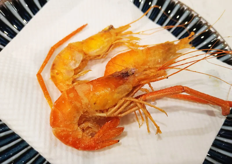テナガエビの唐揚げ