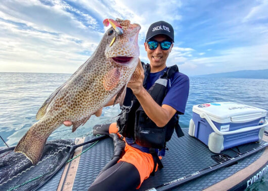 秋の相模湾でSUPフィッシング！