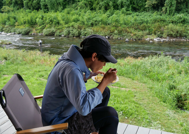 34_ パスタ食べる