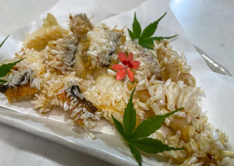 アマダイの松笠揚げ