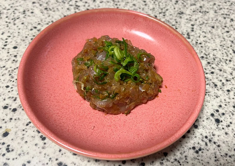 アジのなめろう