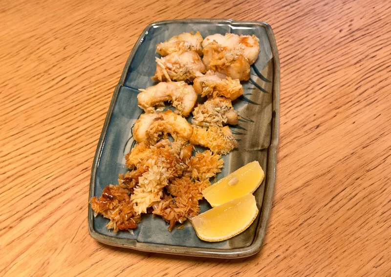 アマダイの松かさ揚げ