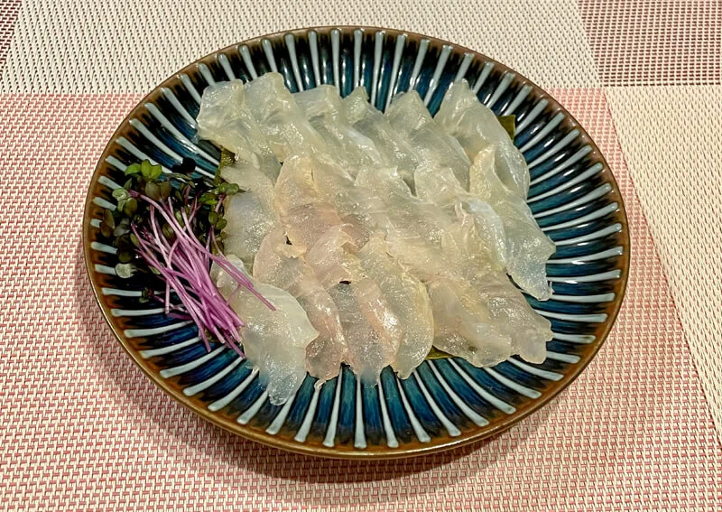 カワハギの昆布締め