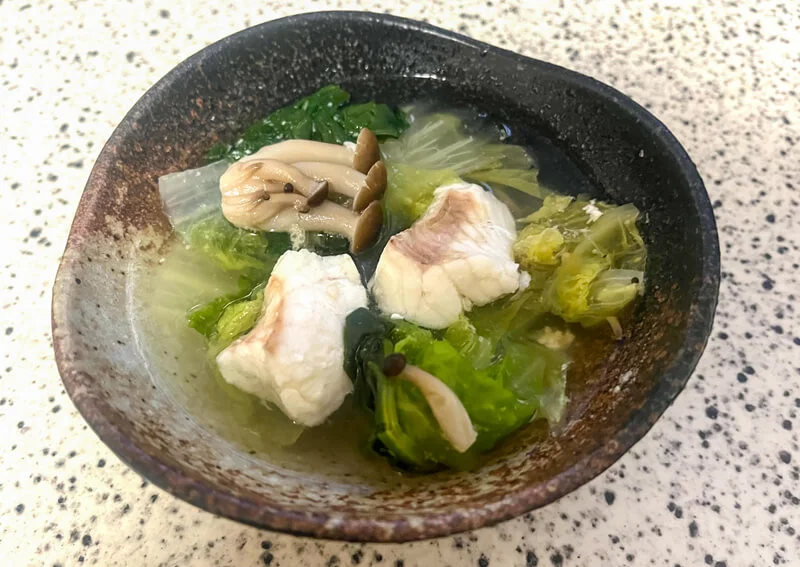 鬼カサゴの水炊き