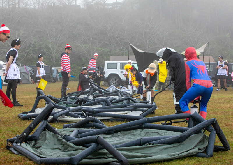 04_　テント早立て競争