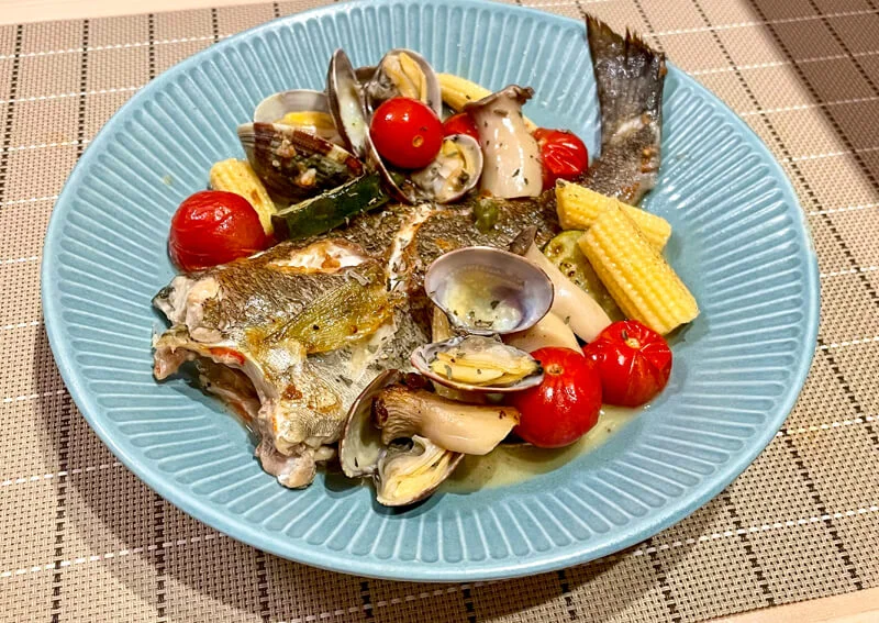 イサキのアクアパッツァ