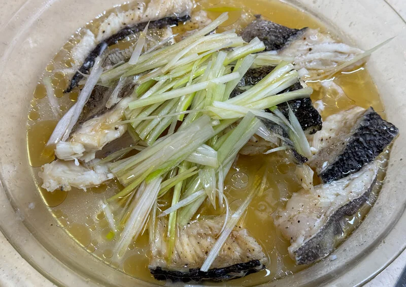 カレイの酒蒸し