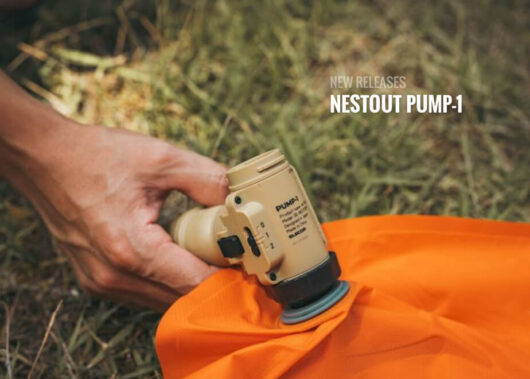 大型エアマットもすばやく展開＆収納！