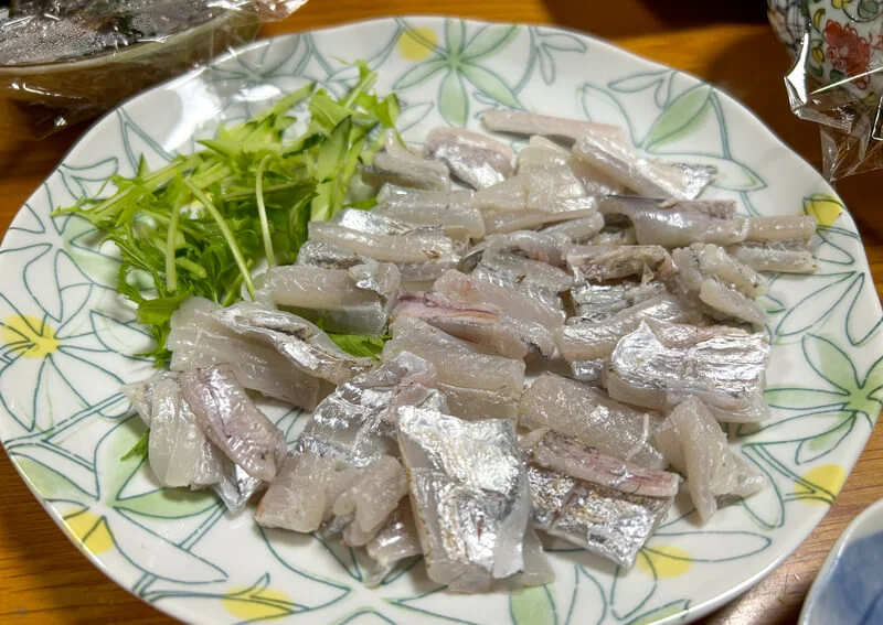 タチウオのお刺身