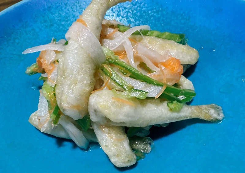 キスの南蛮漬け