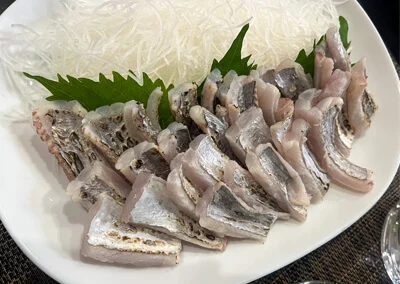 タチウオのお刺身・炙り刺身
