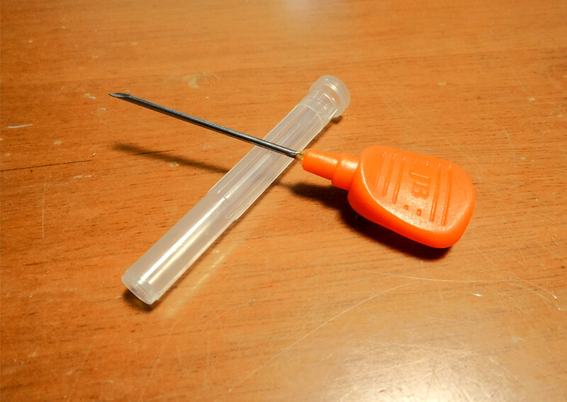 10_　エア抜き針