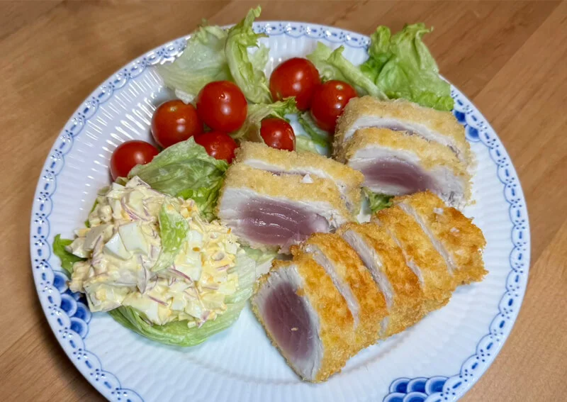 ビンチョウマグロ料理