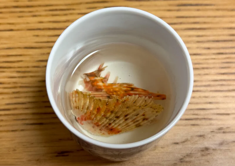 オニカサゴのヒレ酒