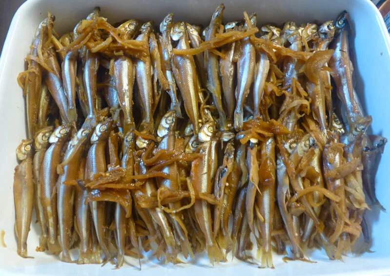 ワカサギの生姜煮