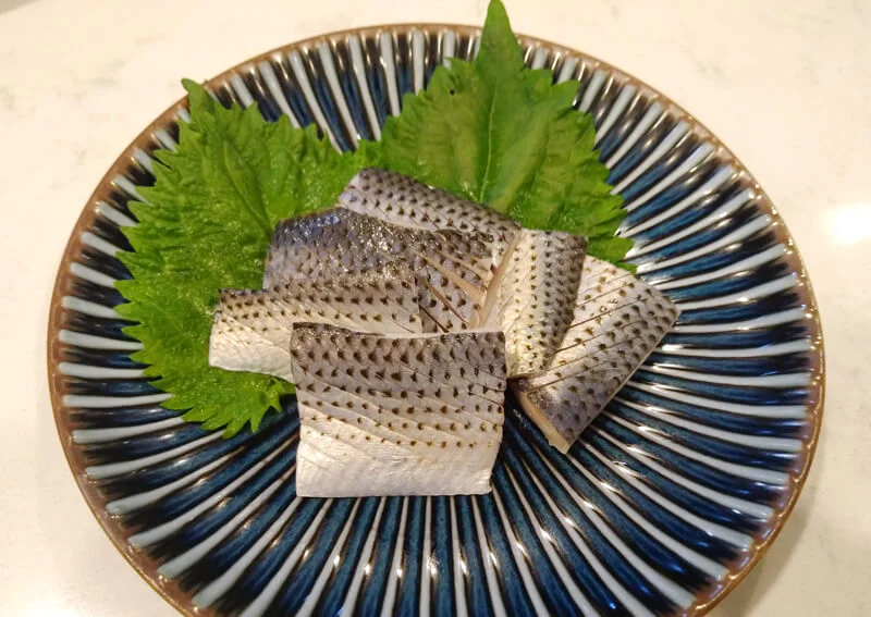 コノシロの酢締め