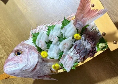 マダイの姿造り