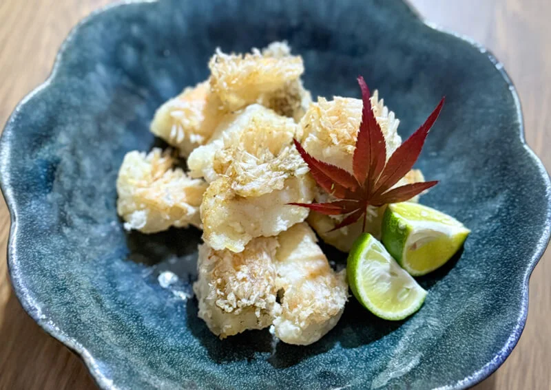 シロアマダイの松笠揚げ