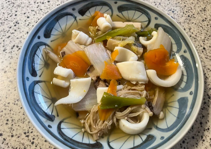 アカイカの煮付け