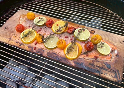 シダープランクサーモン