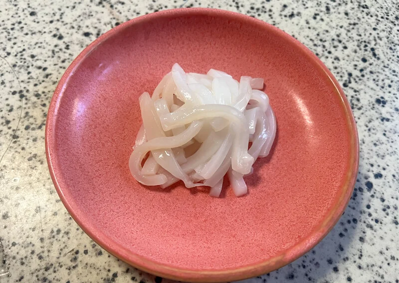 アカイカの刺身