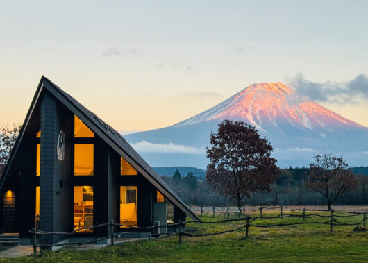 富士山を望むふもとっぱらにNordiskの空間？
